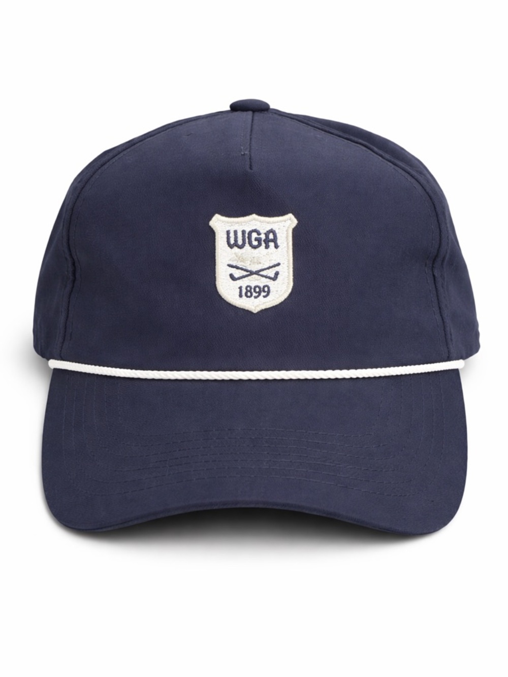 WGA 1899 Navy Rope-Trim Baseball Cap - Like New